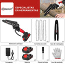 [Black Friday] MotoSerra Elétrica 6 Polegadas Brushless 2 Baterias Portátil Sem Fio Recarregável