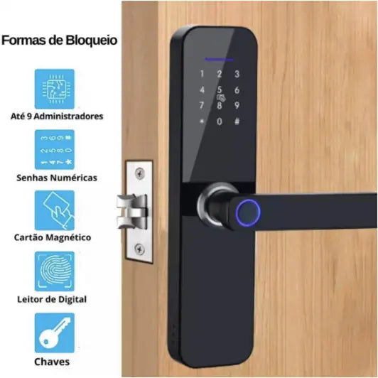 [Black Friday] Fechadura Digital Biométrica Eletronica Touch Biometria
