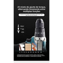 [PROMOÇÃO BLACK FRIDAY] Furadeira e Parafusadeira de Impacto Sem Fio 48v Recarregável, 2 Baterias, Estojo de Armazenamento e 28 Acessórios