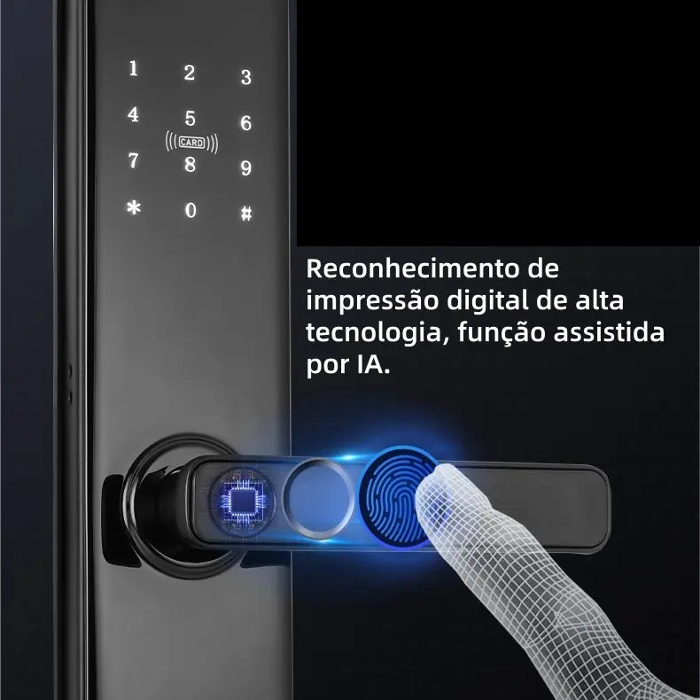 [Black Friday] Fechadura Digital Biométrica Eletronica Touch Biometria